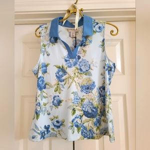 *SET* Laura Ashley Blue Floral Tennis/Golf Outfit